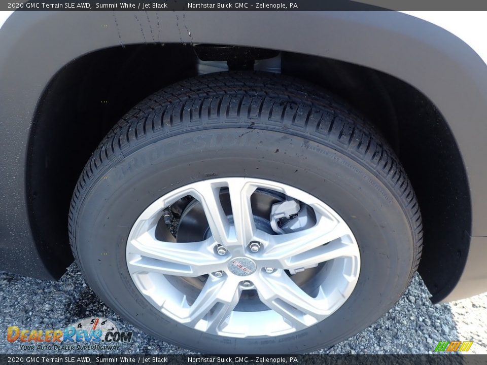 2020 GMC Terrain SLE AWD Summit White / Jet Black Photo #10