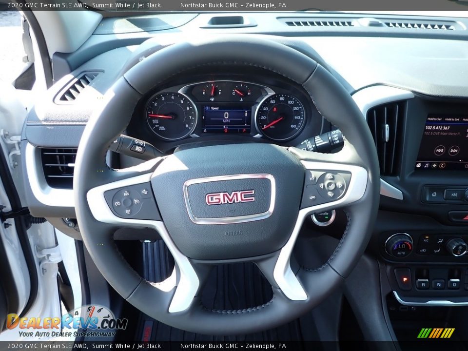2020 GMC Terrain SLE AWD Summit White / Jet Black Photo #17