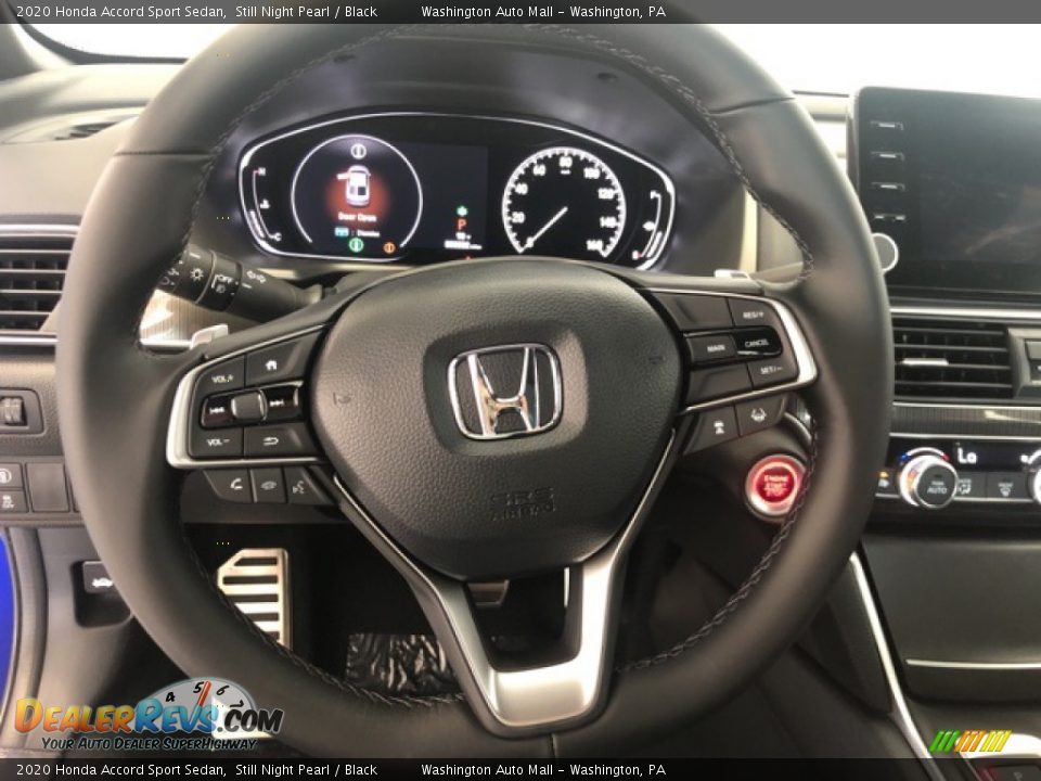 2020 Honda Accord Sport Sedan Still Night Pearl / Black Photo #9