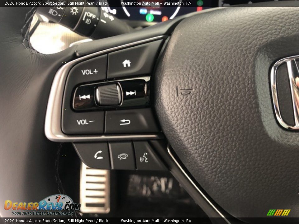 2020 Honda Accord Sport Sedan Still Night Pearl / Black Photo #10