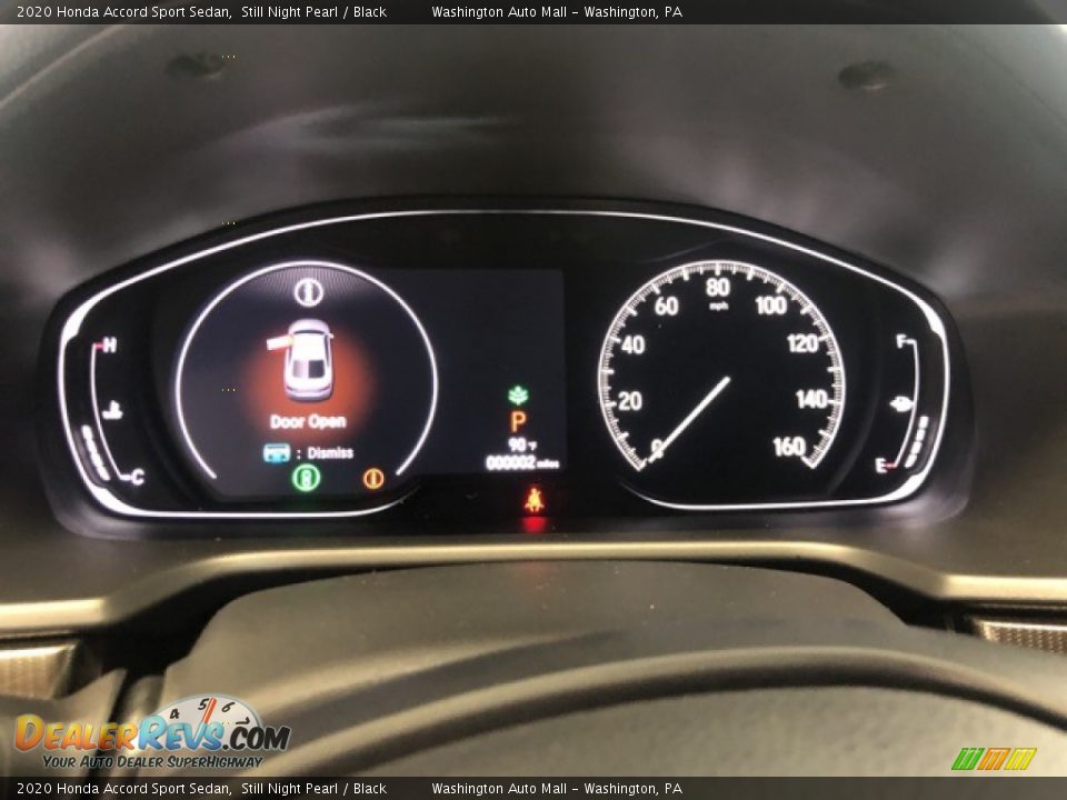 2020 Honda Accord Sport Sedan Still Night Pearl / Black Photo #12