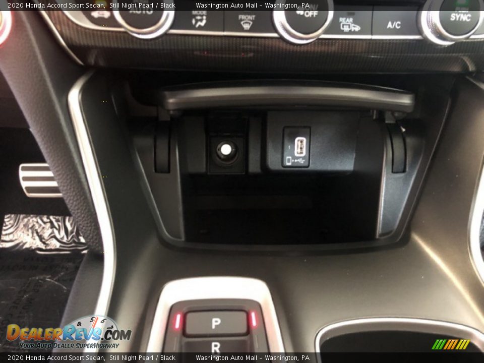 2020 Honda Accord Sport Sedan Still Night Pearl / Black Photo #16