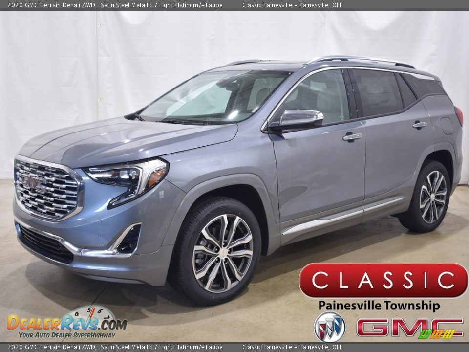 2020 GMC Terrain Denali AWD Satin Steel Metallic / Light Platinum/­Taupe Photo #1