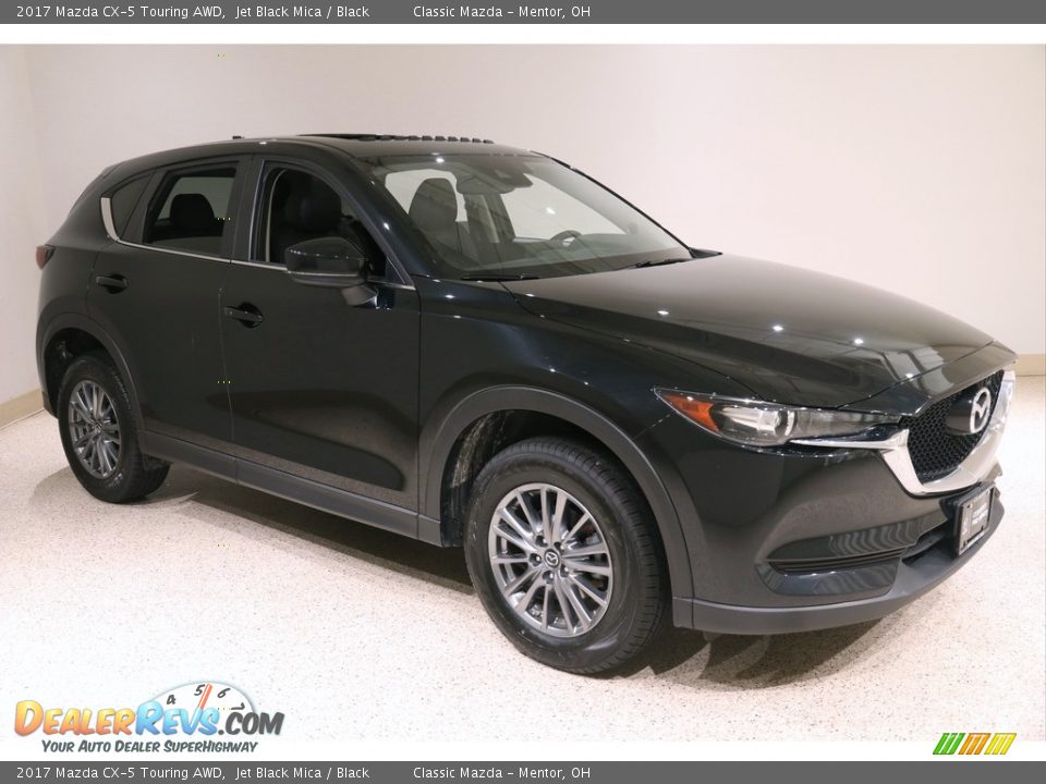 2017 Mazda CX-5 Touring AWD Jet Black Mica / Black Photo #1
