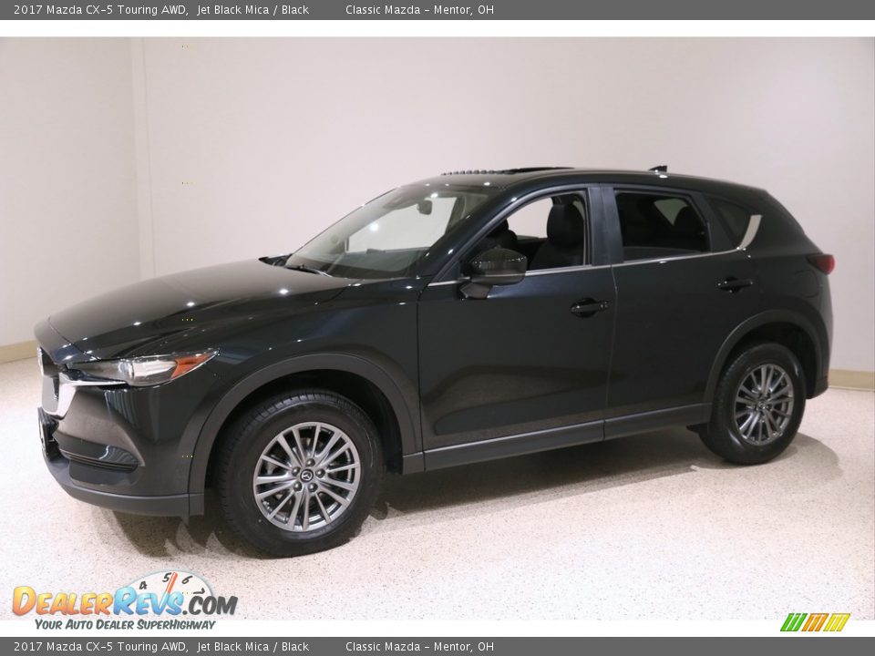 2017 Mazda CX-5 Touring AWD Jet Black Mica / Black Photo #3
