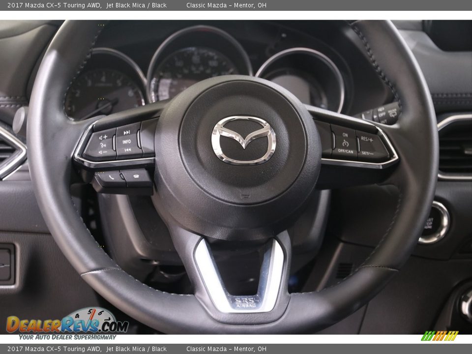 2017 Mazda CX-5 Touring AWD Jet Black Mica / Black Photo #7