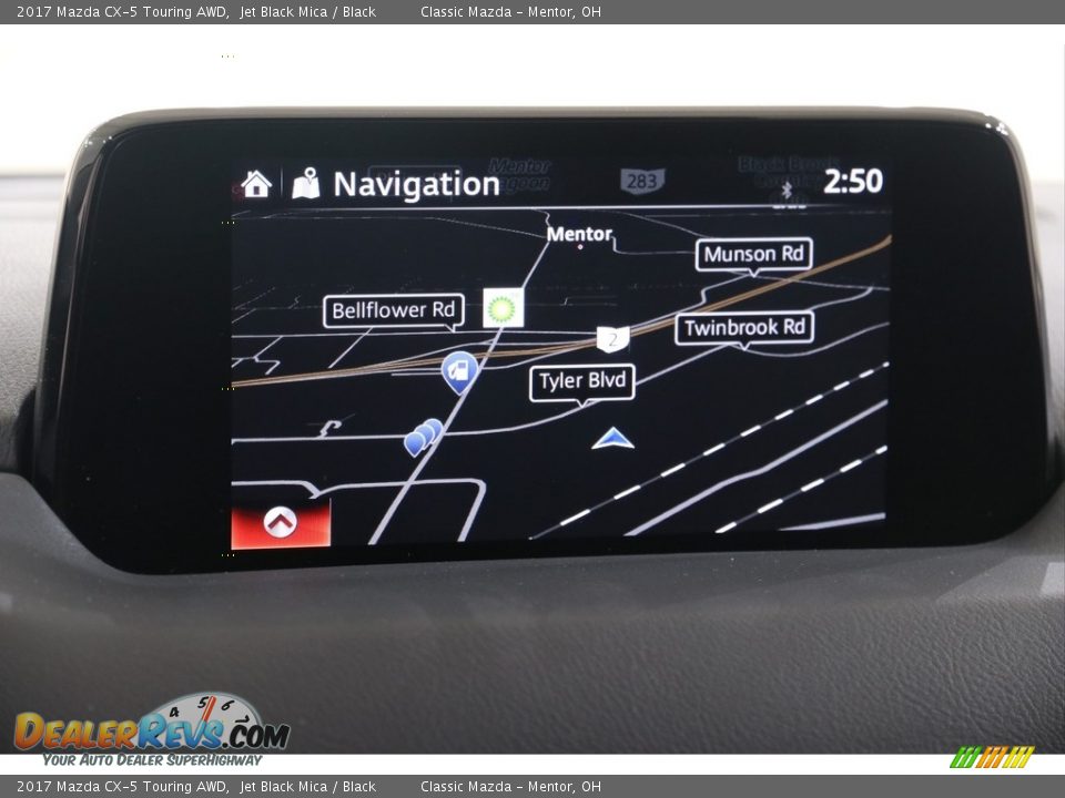 2017 Mazda CX-5 Touring AWD Jet Black Mica / Black Photo #10