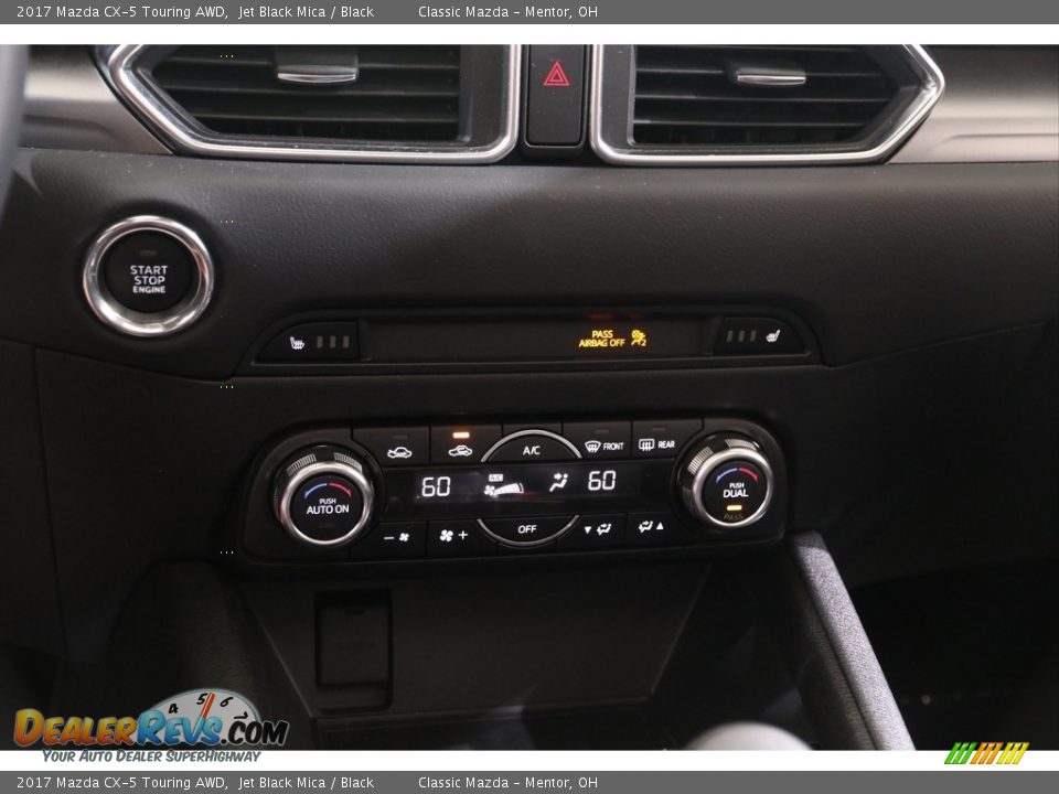 2017 Mazda CX-5 Touring AWD Jet Black Mica / Black Photo #11