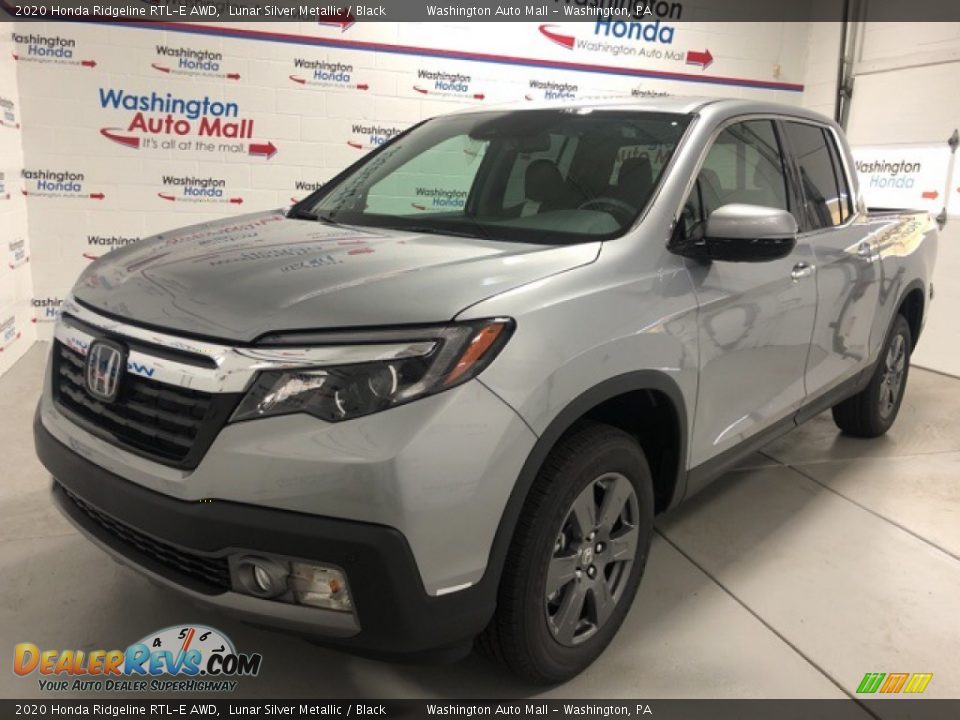 2020 Honda Ridgeline RTL-E AWD Lunar Silver Metallic / Black Photo #1