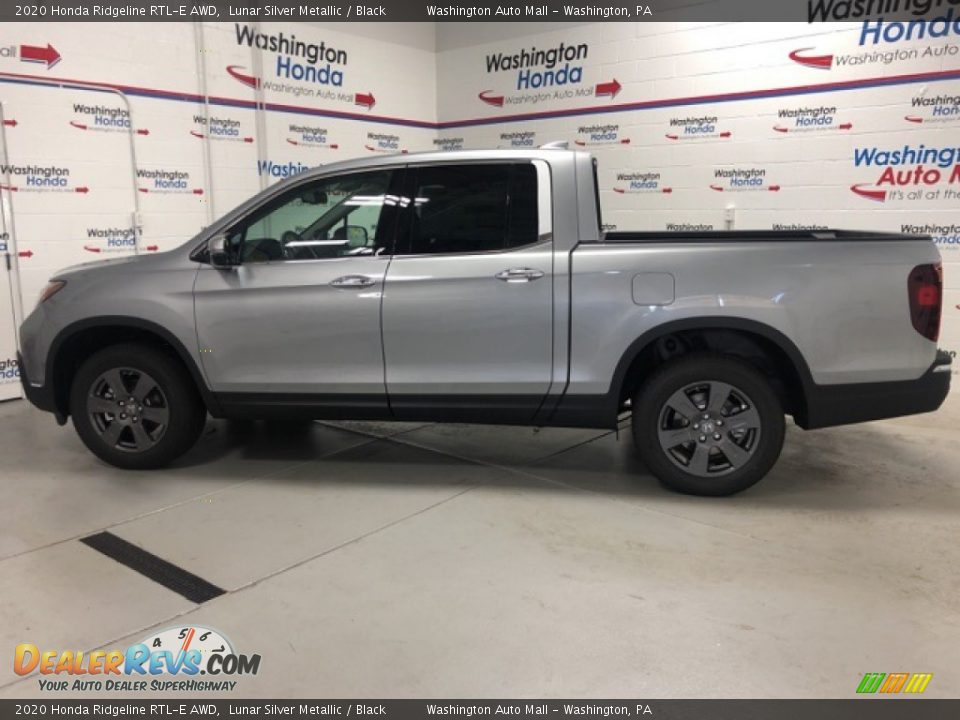 2020 Honda Ridgeline RTL-E AWD Lunar Silver Metallic / Black Photo #2