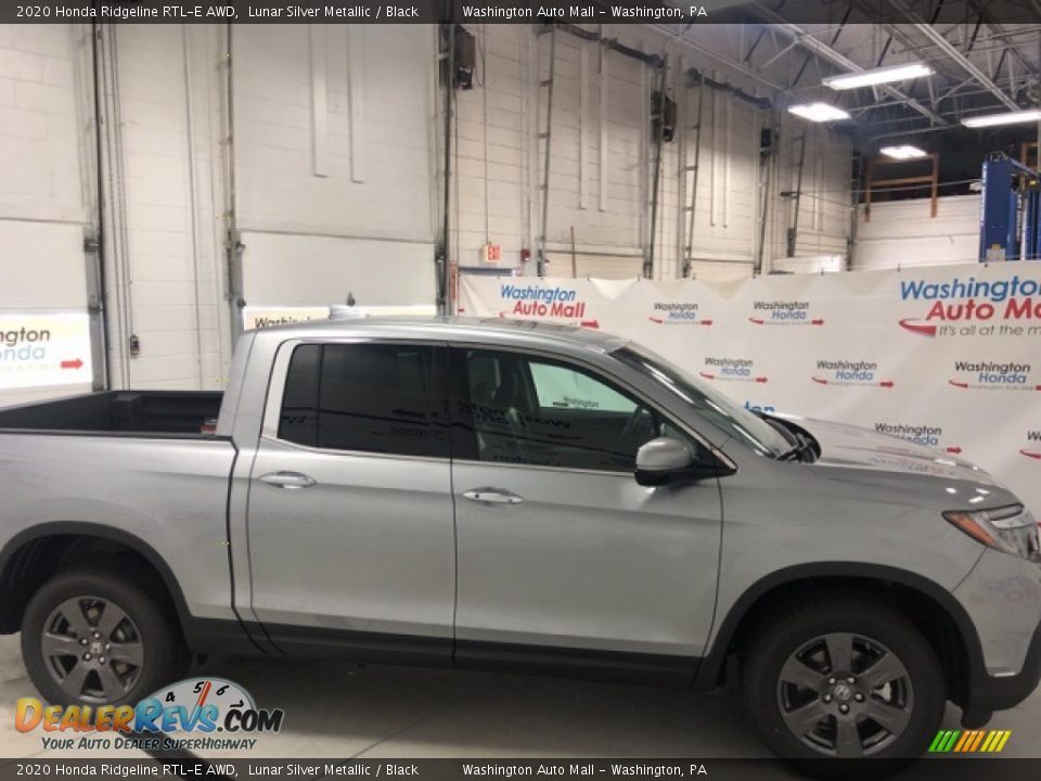 2020 Honda Ridgeline RTL-E AWD Lunar Silver Metallic / Black Photo #4