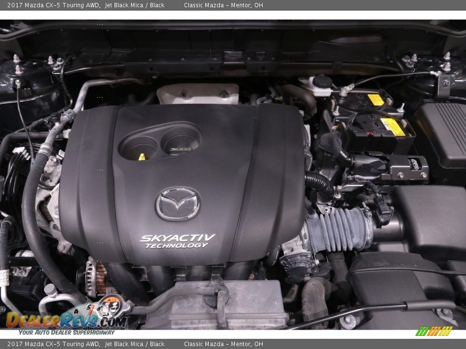 2017 Mazda CX-5 Touring AWD Jet Black Mica / Black Photo #17