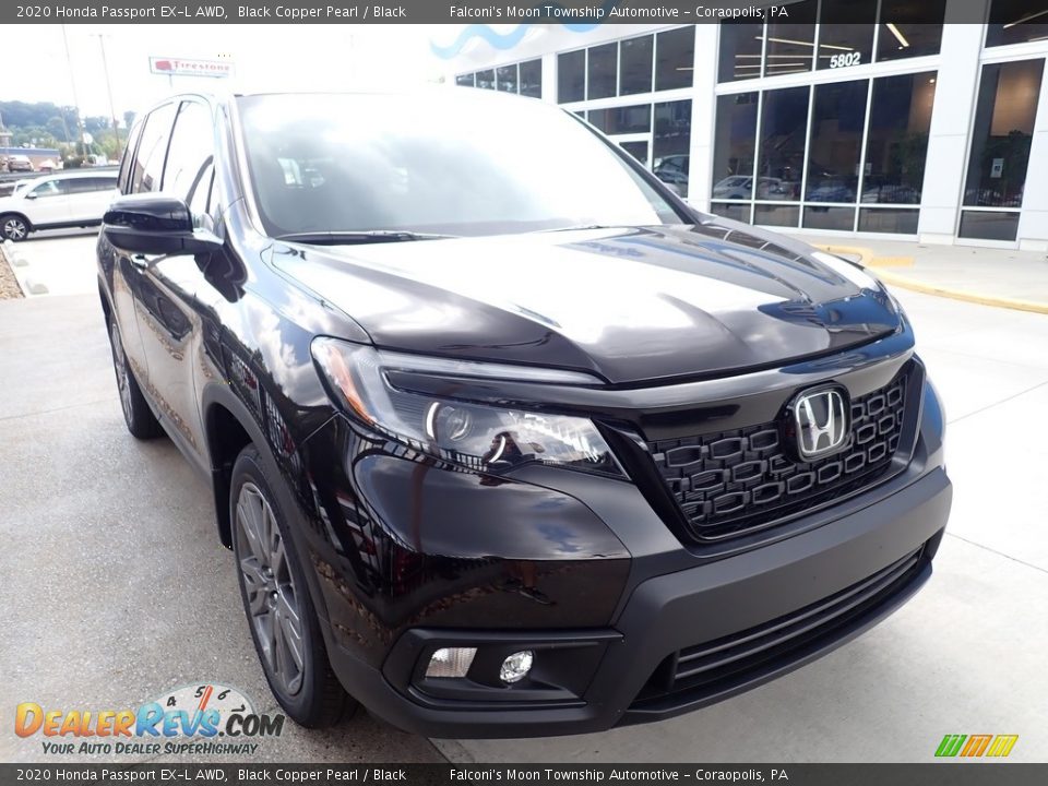 2020 Honda Passport EX-L AWD Black Copper Pearl / Black Photo #6