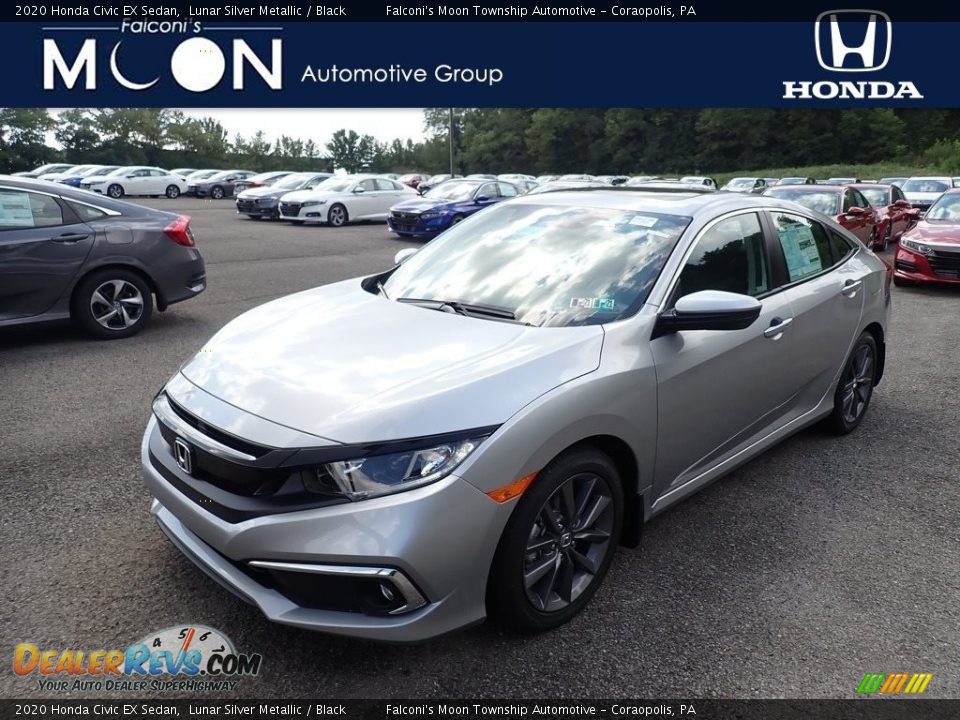 2020 Honda Civic EX Sedan Lunar Silver Metallic / Black Photo #1
