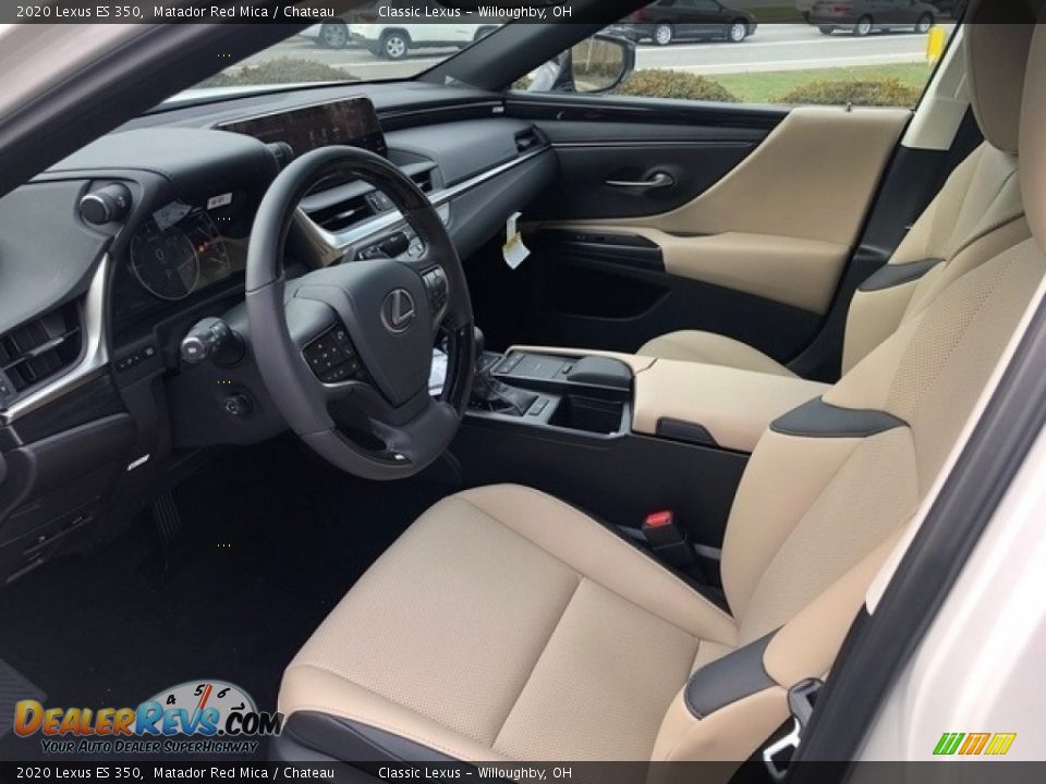 2020 Lexus ES 350 Matador Red Mica / Chateau Photo #2