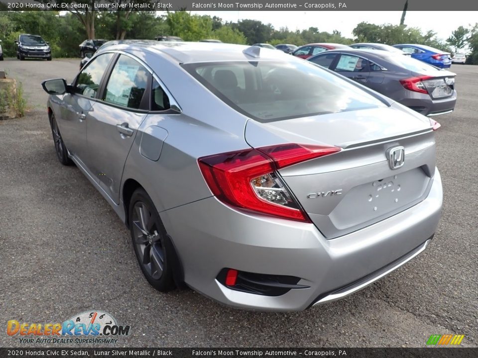 2020 Honda Civic EX Sedan Lunar Silver Metallic / Black Photo #2