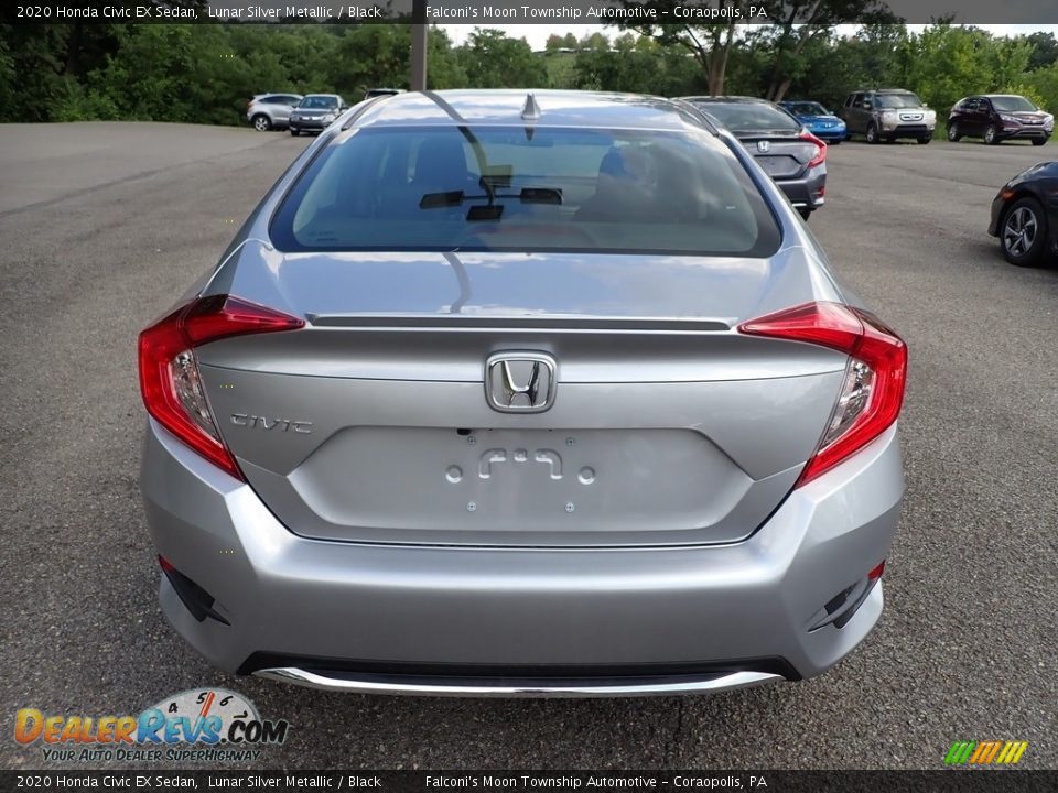 2020 Honda Civic EX Sedan Lunar Silver Metallic / Black Photo #3