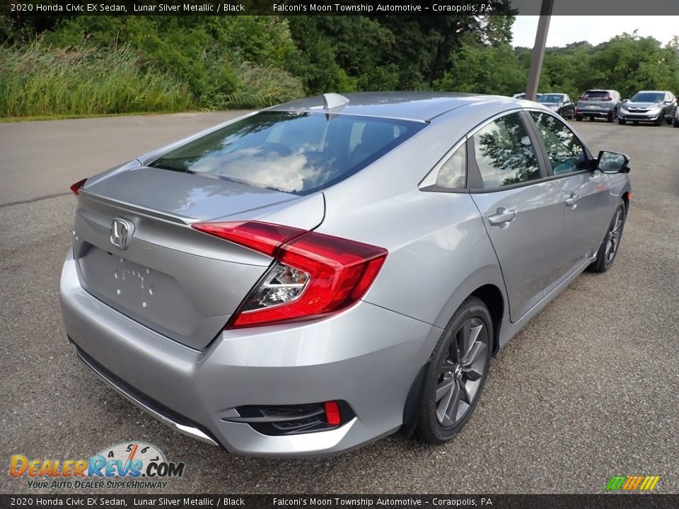 2020 Honda Civic EX Sedan Lunar Silver Metallic / Black Photo #4