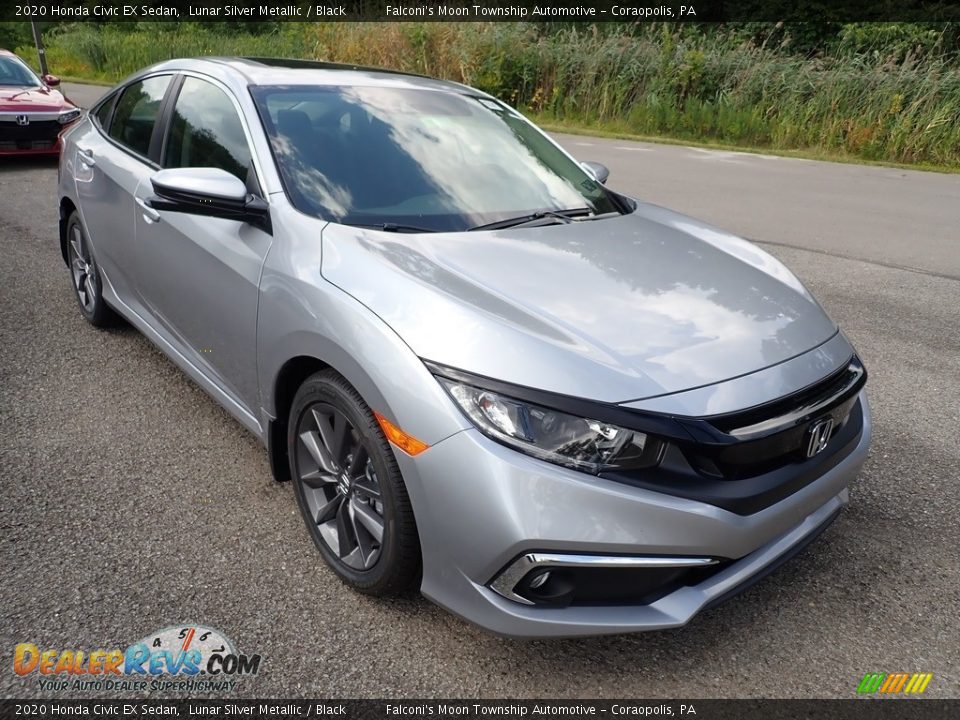 2020 Honda Civic EX Sedan Lunar Silver Metallic / Black Photo #5