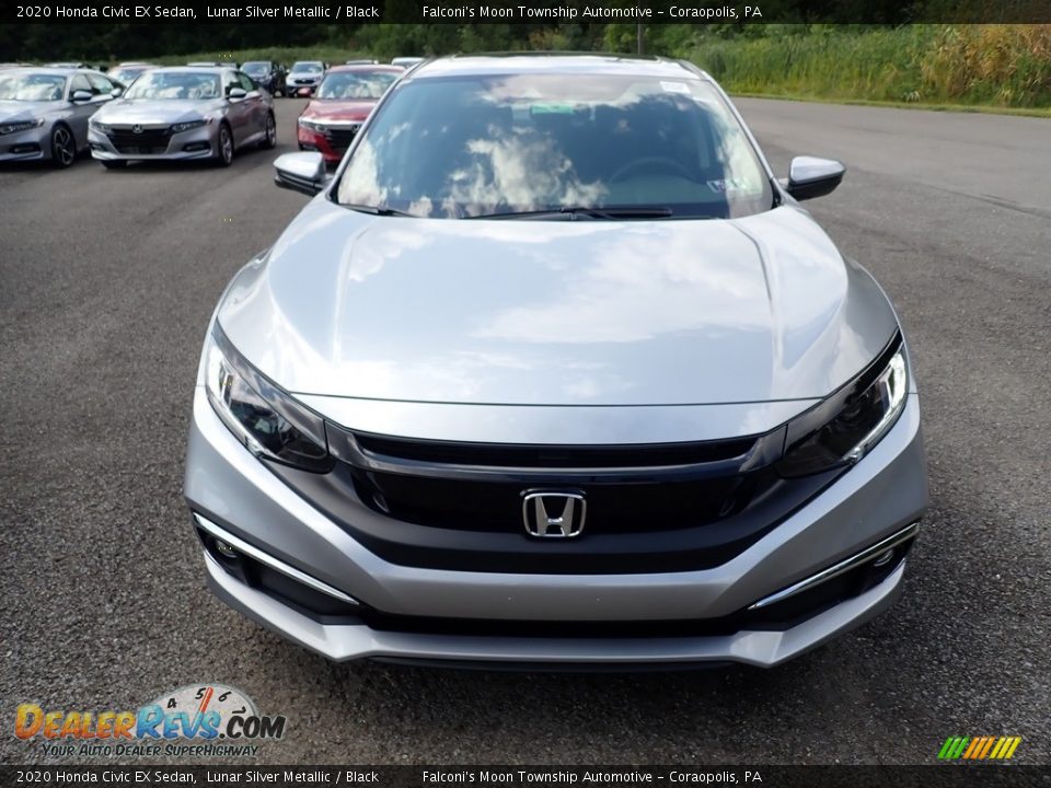 2020 Honda Civic EX Sedan Lunar Silver Metallic / Black Photo #6