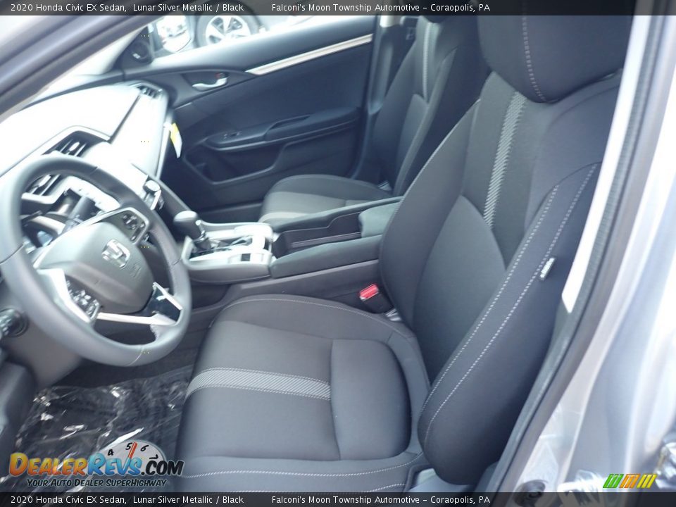 2020 Honda Civic EX Sedan Lunar Silver Metallic / Black Photo #7