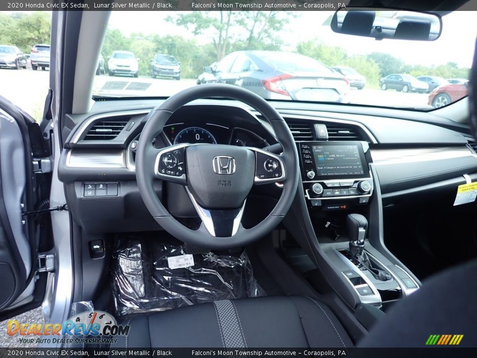 2020 Honda Civic EX Sedan Lunar Silver Metallic / Black Photo #9