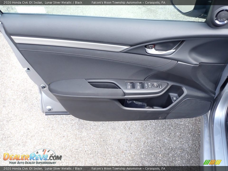 2020 Honda Civic EX Sedan Lunar Silver Metallic / Black Photo #10