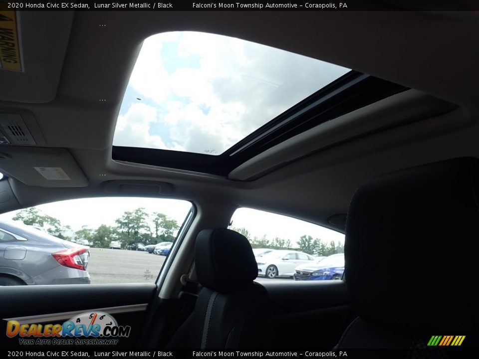 2020 Honda Civic EX Sedan Lunar Silver Metallic / Black Photo #12