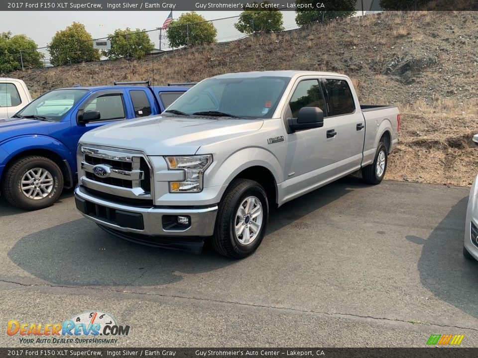 2017 Ford F150 XLT SuperCrew Ingot Silver / Earth Gray Photo #1