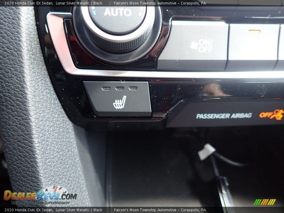 2020 Honda Civic EX Sedan Lunar Silver Metallic / Black Photo #15