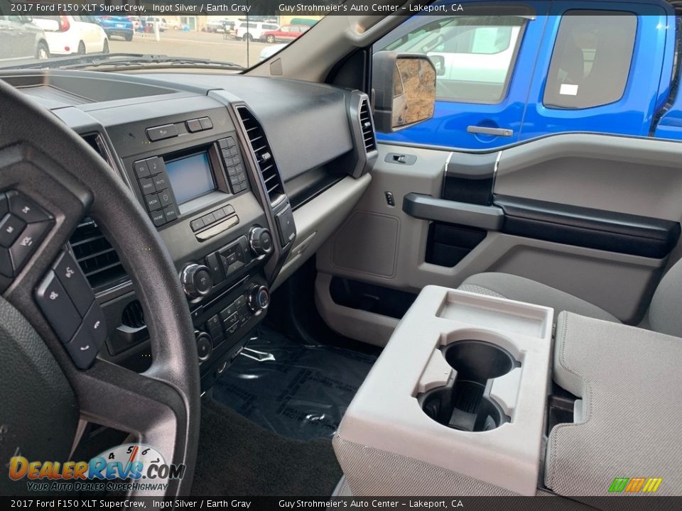 2017 Ford F150 XLT SuperCrew Ingot Silver / Earth Gray Photo #6