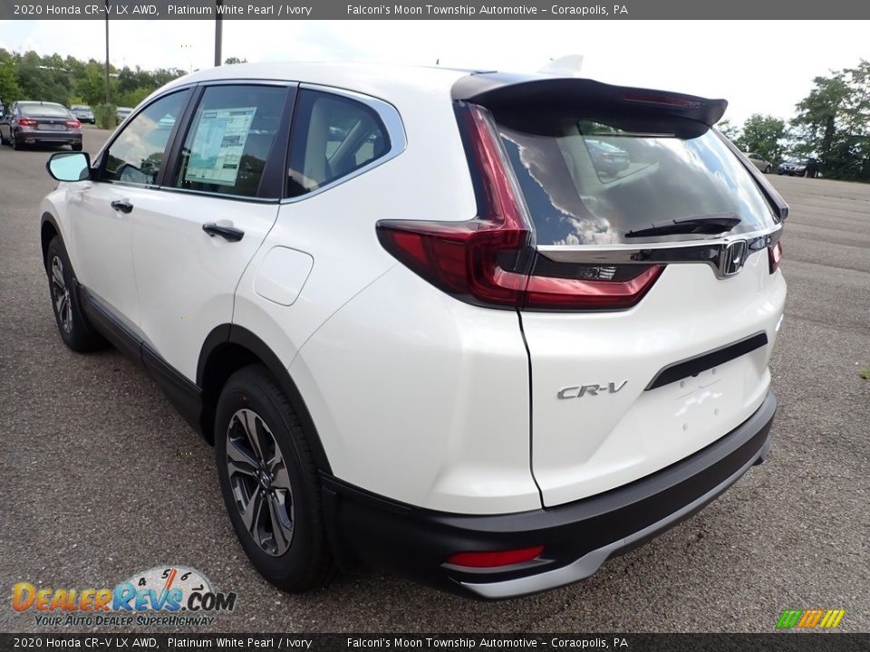 2020 Honda CR-V LX AWD Platinum White Pearl / Ivory Photo #3