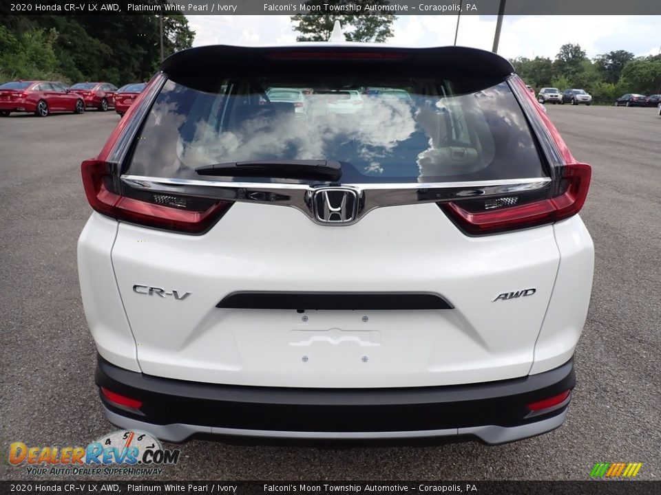 2020 Honda CR-V LX AWD Platinum White Pearl / Ivory Photo #4