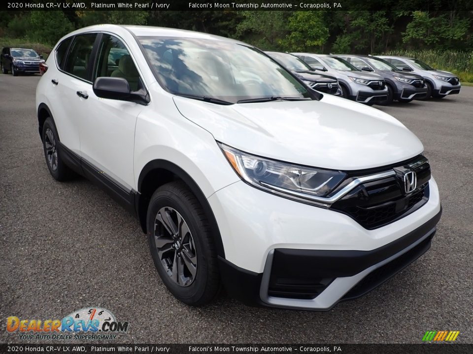 2020 Honda CR-V LX AWD Platinum White Pearl / Ivory Photo #6