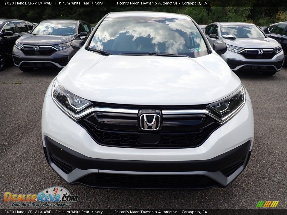 2020 Honda CR-V LX AWD Platinum White Pearl / Ivory Photo #7