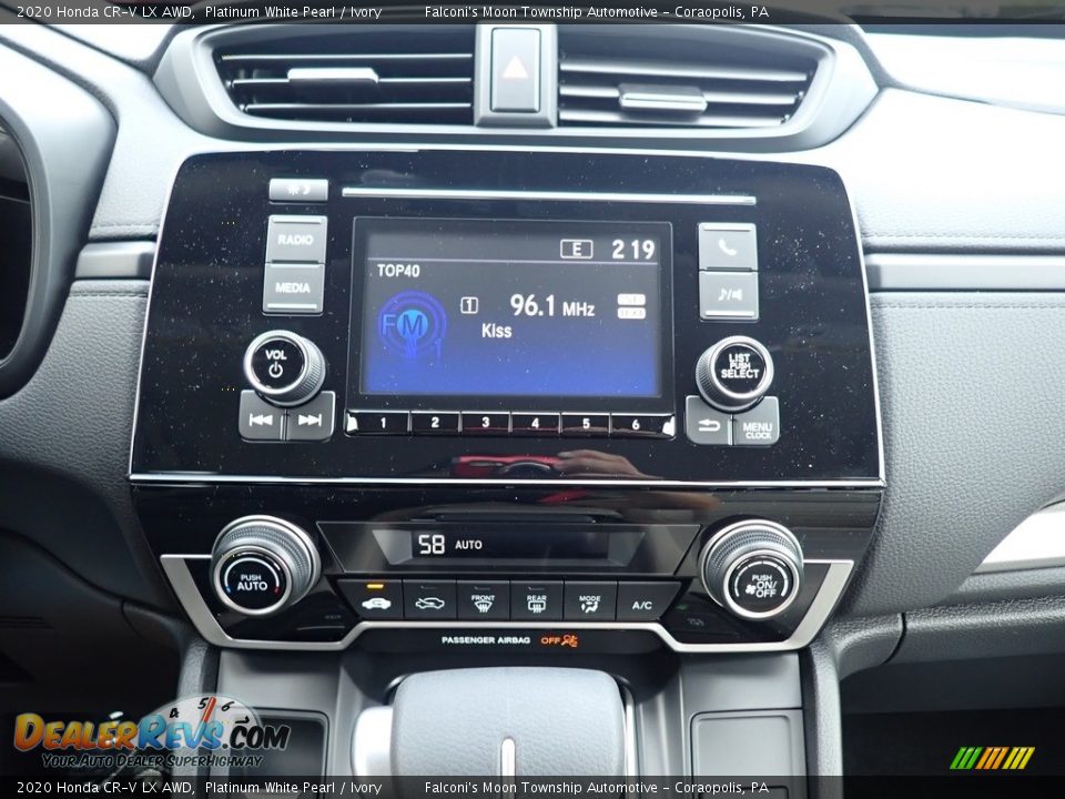 2020 Honda CR-V LX AWD Platinum White Pearl / Ivory Photo #14