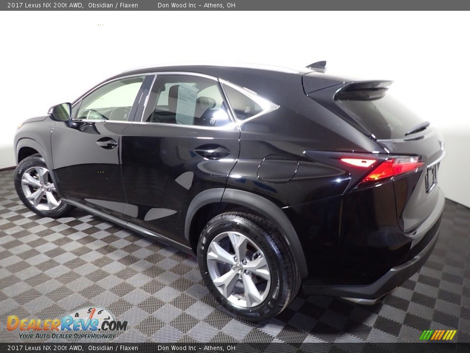 2017 Lexus NX 200t AWD Obsidian / Flaxen Photo #9