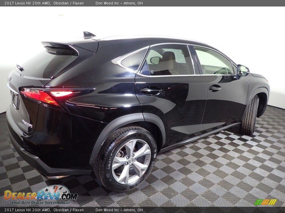 2017 Lexus NX 200t AWD Obsidian / Flaxen Photo #16