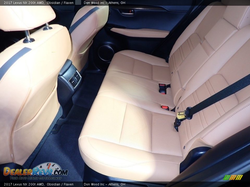 2017 Lexus NX 200t AWD Obsidian / Flaxen Photo #23