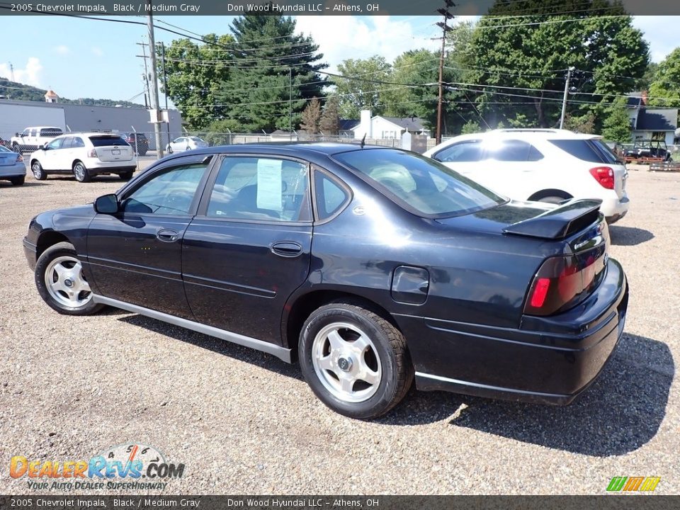 2005 Chevrolet Impala Black / Medium Gray Photo #7