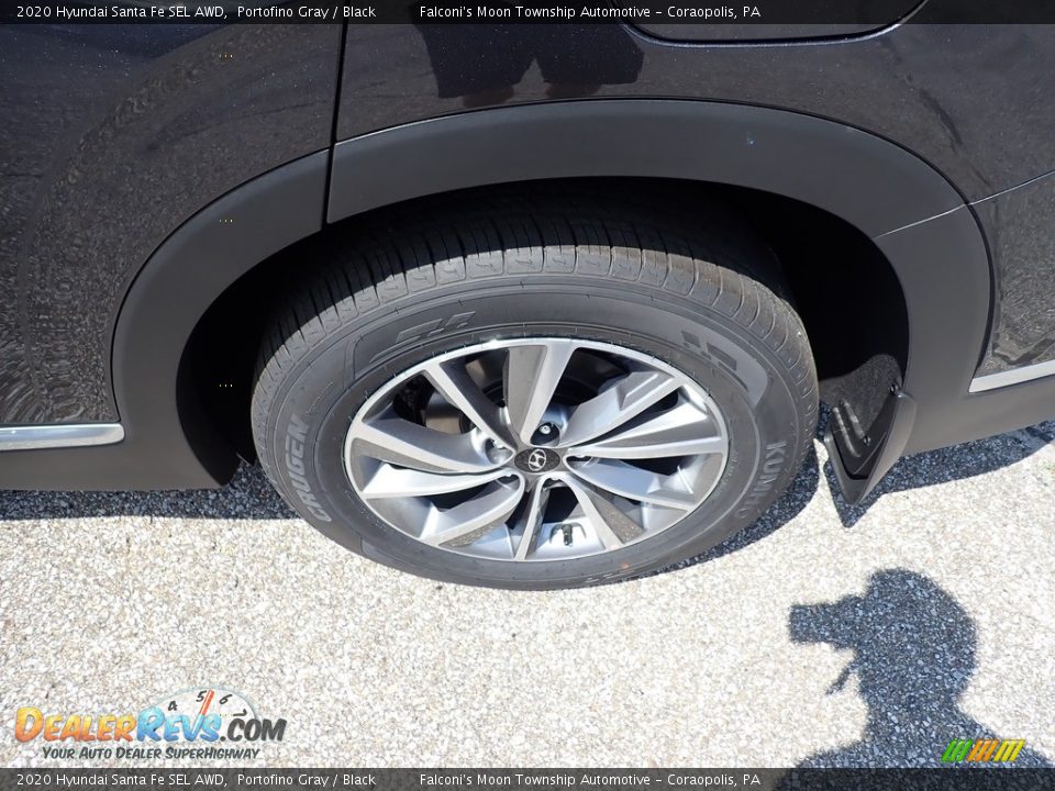 2020 Hyundai Santa Fe SEL AWD Portofino Gray / Black Photo #7