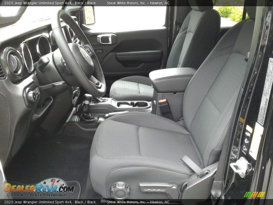 2020 Jeep Wrangler Unlimited Sport 4x4 Black / Black Photo #10