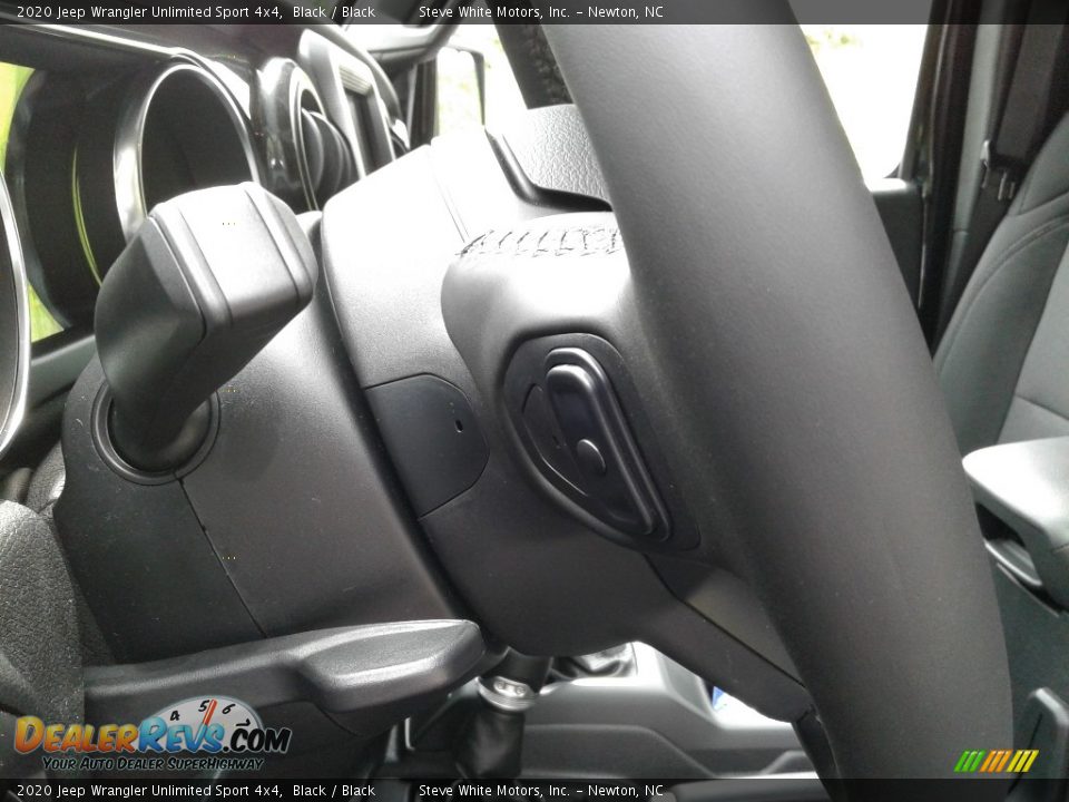 2020 Jeep Wrangler Unlimited Sport 4x4 Black / Black Photo #12