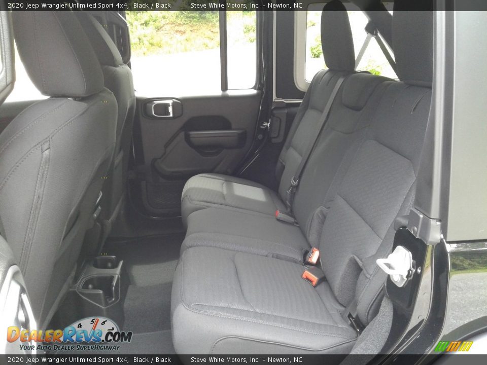 2020 Jeep Wrangler Unlimited Sport 4x4 Black / Black Photo #13
