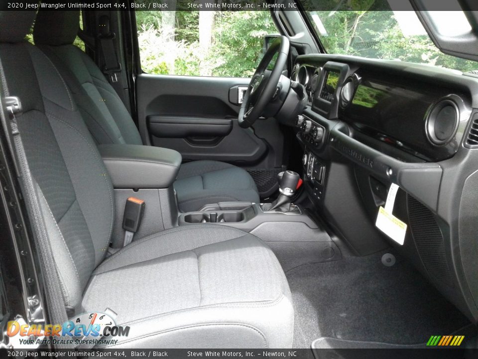2020 Jeep Wrangler Unlimited Sport 4x4 Black / Black Photo #16