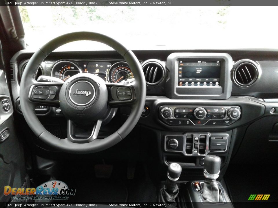 2020 Jeep Wrangler Unlimited Sport 4x4 Black / Black Photo #17