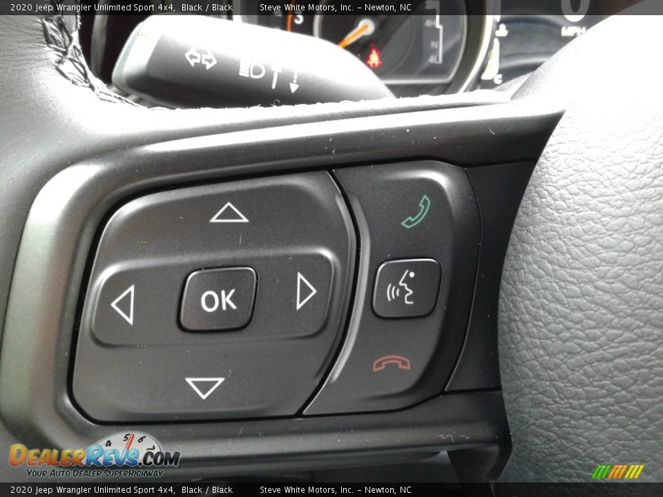 2020 Jeep Wrangler Unlimited Sport 4x4 Black / Black Photo #18
