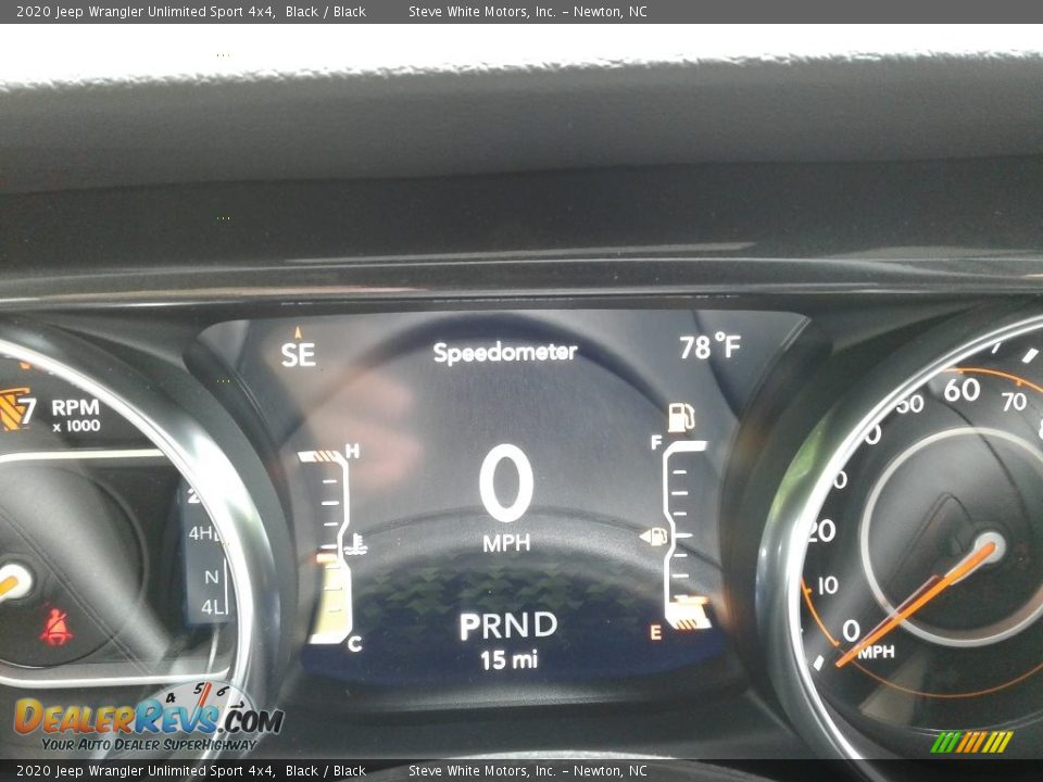 2020 Jeep Wrangler Unlimited Sport 4x4 Black / Black Photo #20