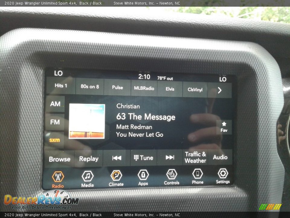 2020 Jeep Wrangler Unlimited Sport 4x4 Black / Black Photo #21