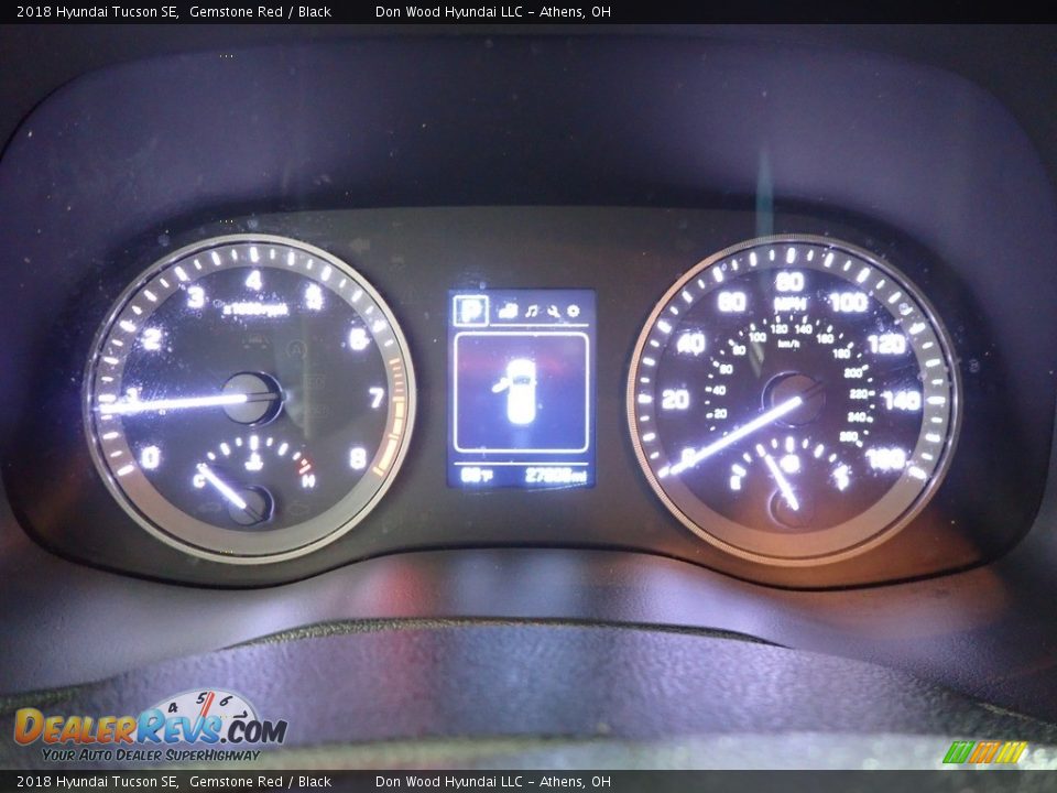 2018 Hyundai Tucson SE Gemstone Red / Black Photo #27